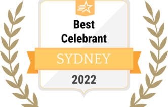 Best Celebrant Sydney 2022 Award - Lucy Suze Celebrant